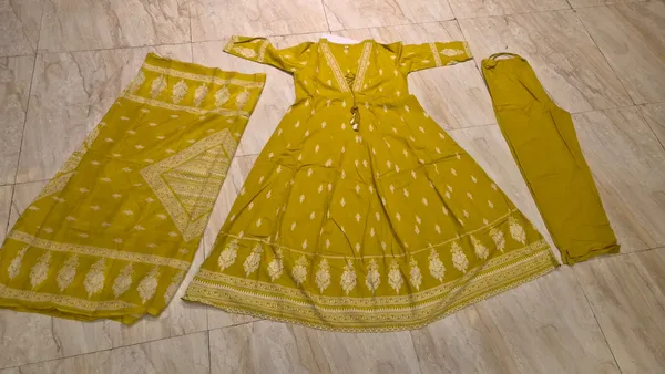 Mustard_Printed_Anarkali_Suit_Set_for_Women