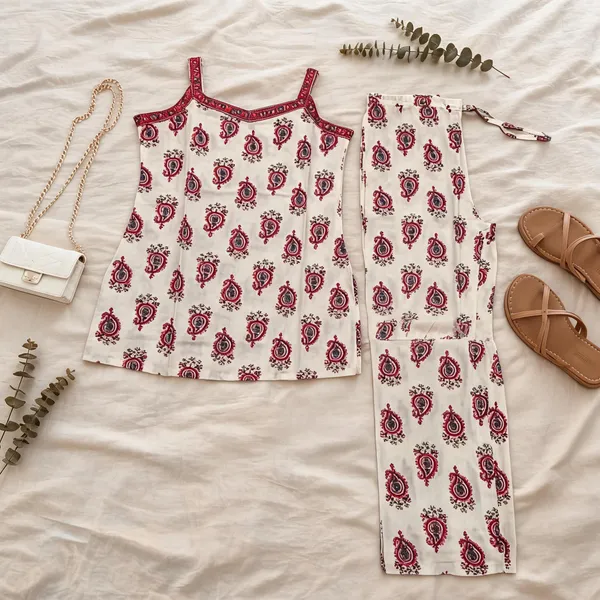 Cream_Cotton_Printed_Relaxed_Fit_Co-Ord_Set_For_Women