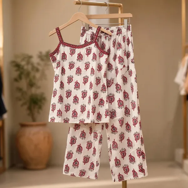 Cream_Cotton_Printed_Relaxed_Fit_Co-Ord_Set_For_Women
