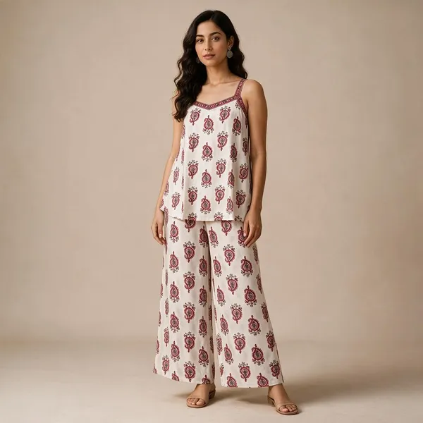 Cream_Cotton_Printed_Relaxed_Fit_Co-Ord_Set_For_Women
