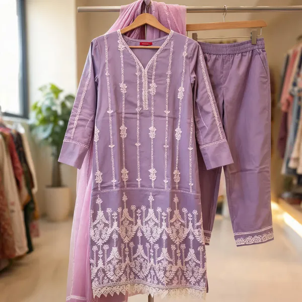 Lilac_Cotton_Embroidered_Straight_Kurta_Set_For_Women