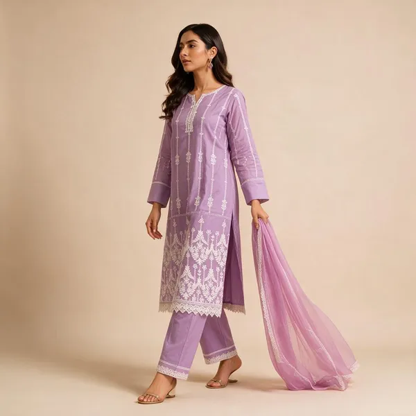 Lilac_Cotton_Embroidered_Straight_Kurta_Set_For_Women