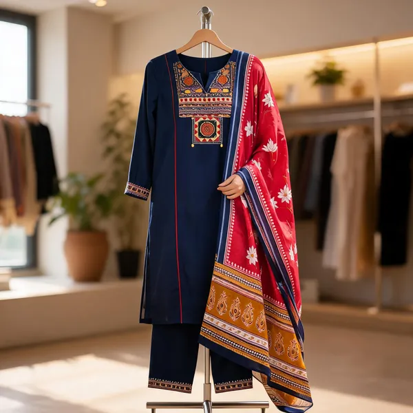 Navy_Blue_Cotton_Straight_Printed_Kurta_Set_With_Dupatta_For_Women