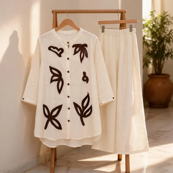 Cream_Linen_Cotton_Straight_Printed_Kurta_Palazzo_Set_For_Women