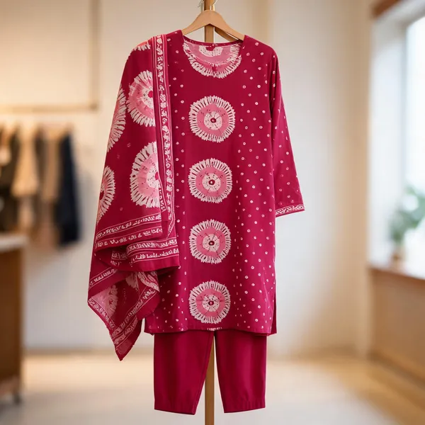 Pink_Cotton_Straight_Printed_Kurta_Set_For_Women