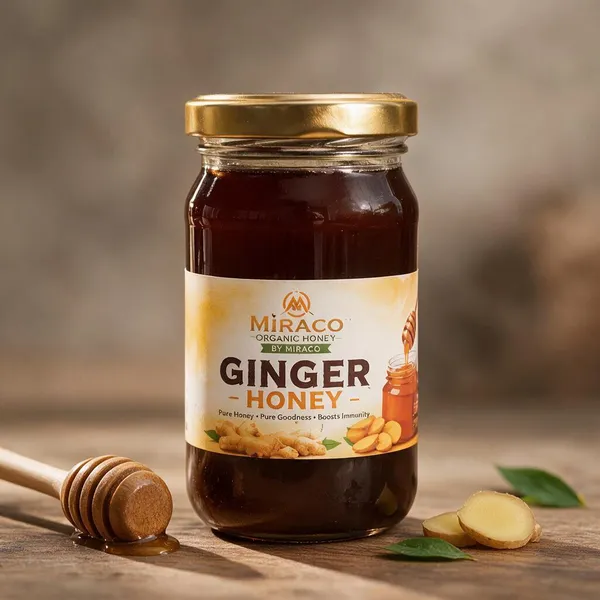 Miraco_Organic_Ginger_Honey_250_Gms