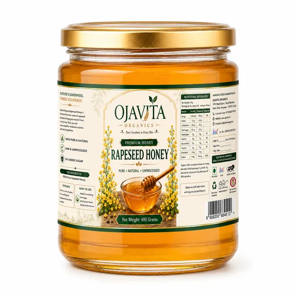 Premium_And_Organic_Rapeseed_Flower_Nectar_Honey_400_G