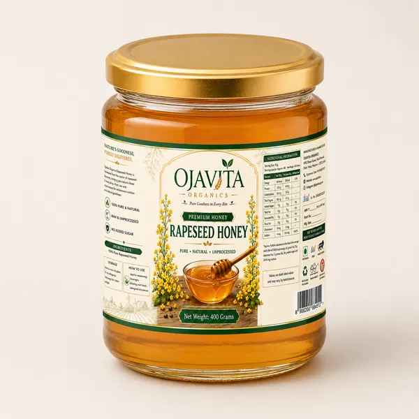 Premium_And_Organic_Rapeseed_Flower_Nectar_Honey_400_G