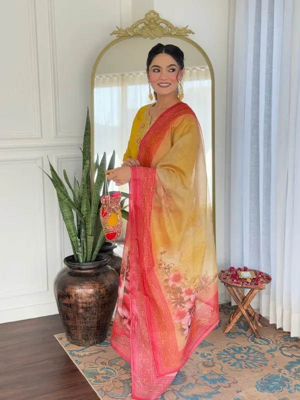 Yellow_Rayon_Tabby_Dupatta_Embroidered_Kurta_Pant_Dupatta_Set_For_Women