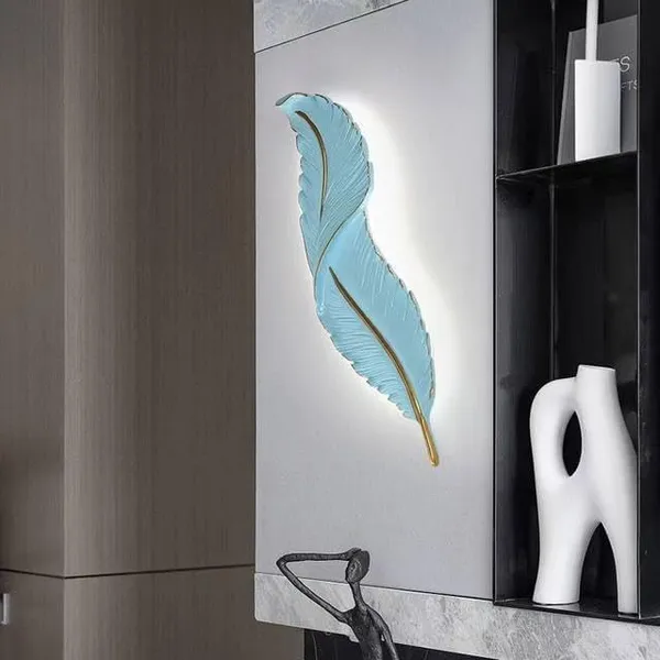 Leaf_Feather_Wall_Sconce_Light