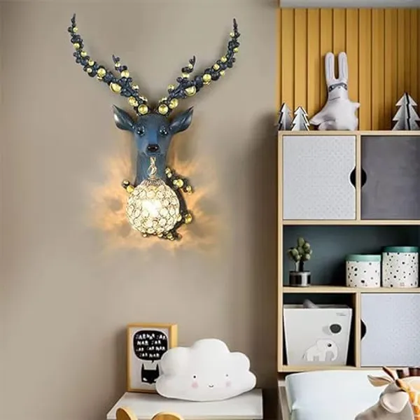 Deer_Head_Wall_Mounted_Decorative_Sconce_Light
