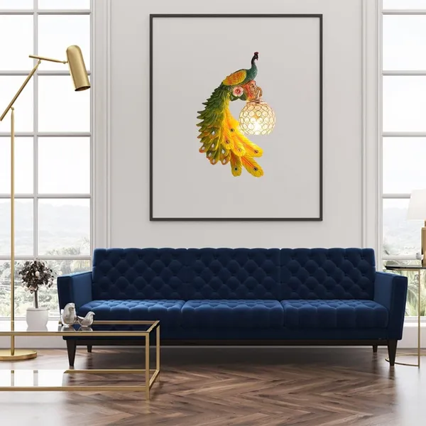 Peacock_Wall_Mounted_Led_Light