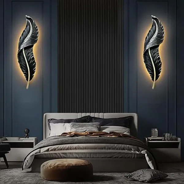 Leaf_Feather_Wall_Sconce_Light