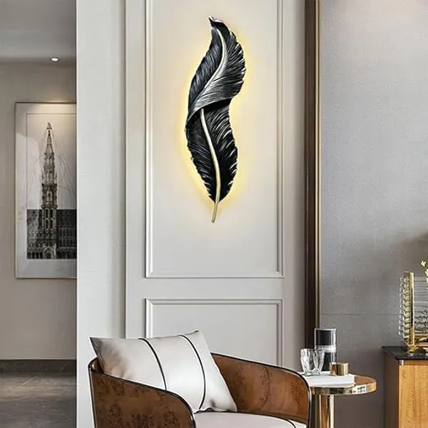 Leaf_Feather_Wall_Sconce_Light