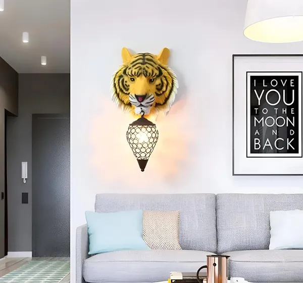 Tiger_Face_Resin_Wall_Lamp
