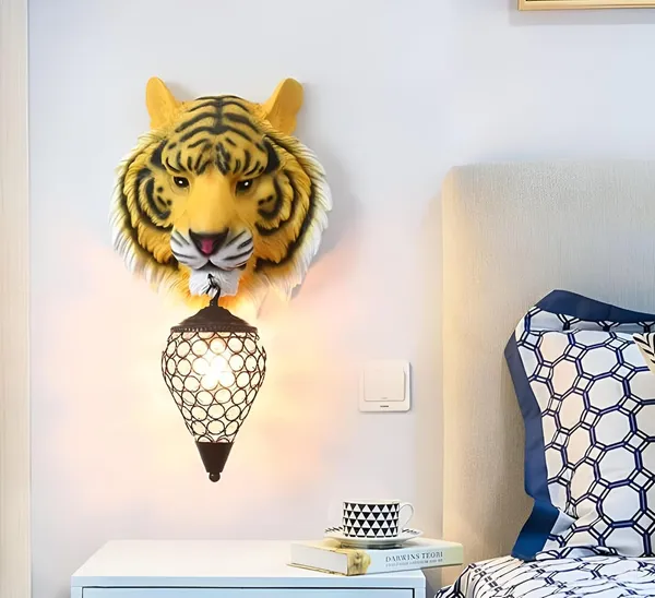 Tiger_Face_Resin_Wall_Lamp