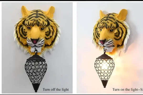 Tiger_Face_Resin_Wall_Lamp
