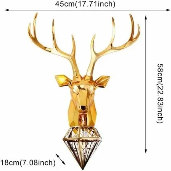 Deer_Head_Wall_Mounted_Sconce_Lamp