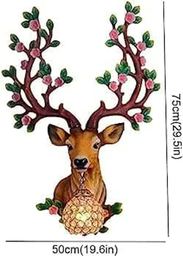 Wall_Mounted_Deer_Head_Sconce_Light