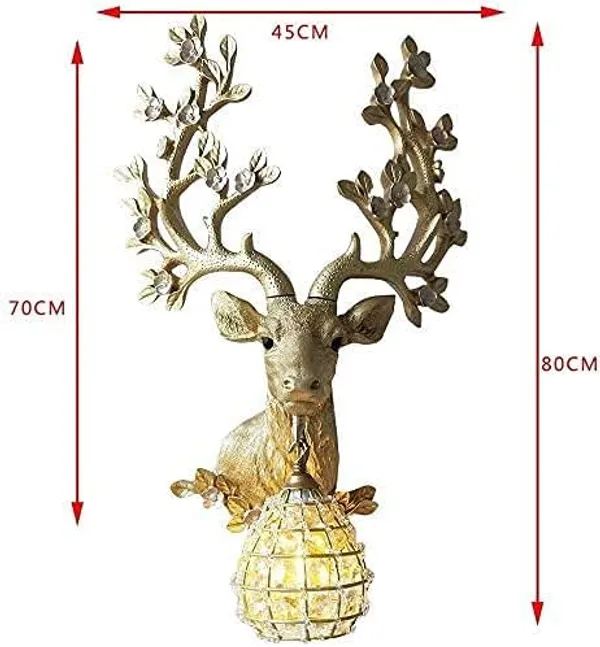 Wall_Mounted_Deer_Head_Sconce_Light