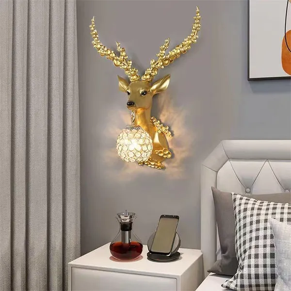 Deer_Head_Wall_Sconce_Lamp