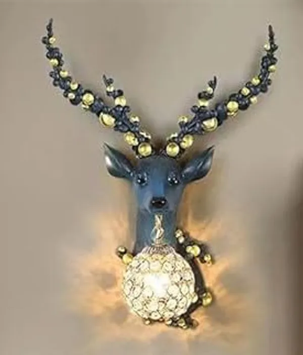Deer_Head_Wall_Sconce_Lamp