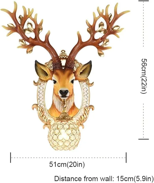 Wall_Mounted_Resin_Deer_Head_Lamp