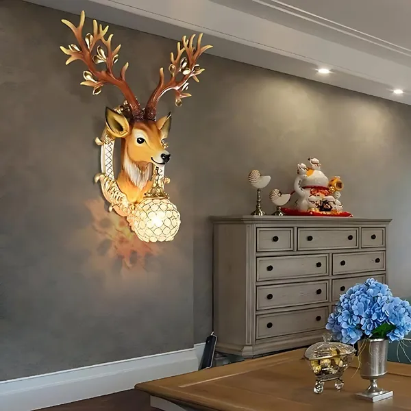 Wall_Mounted_Resin_Deer_Head_Lamp