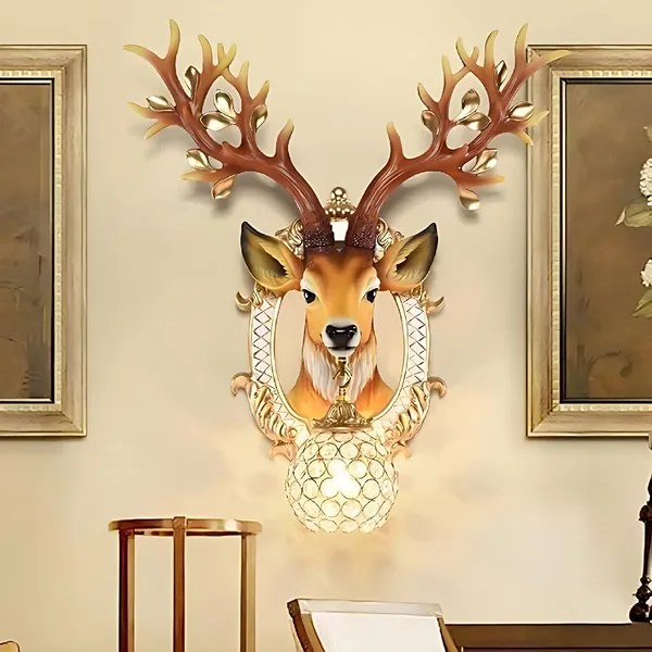 Wall_Mounted_Resin_Deer_Head_Lamp