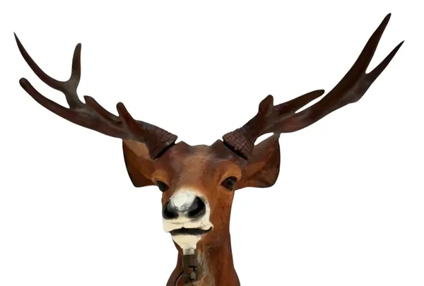 Resin_Deer_Head_Wall_Sconce_Lamp