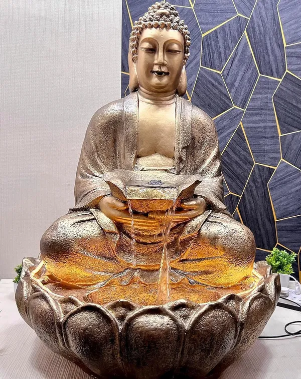 Fibreglass_Lotus_Buddha_Water_Fountain