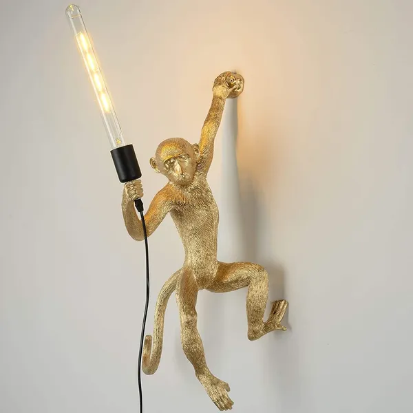 Monkey_Resin_Pendant_Light_With_Hemp_Rope