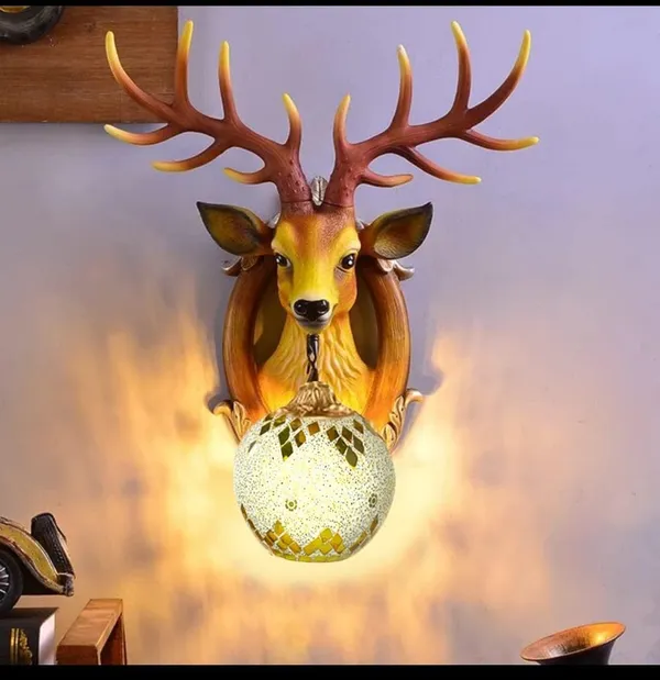 Wall_Mounted_Deer_Head_Sconce_Light