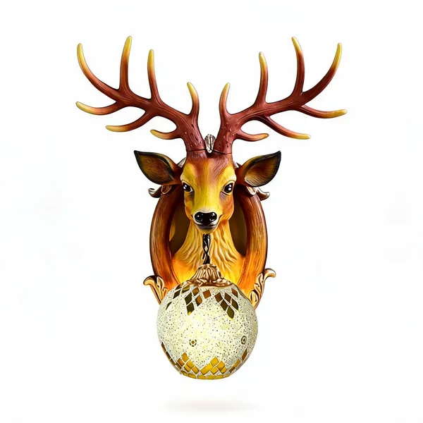 Resin_Deer_Head_Wall_Sconce_Lamp