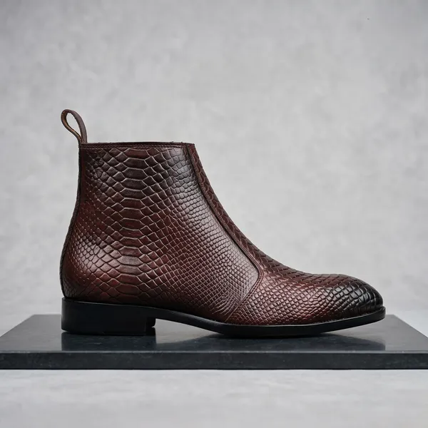 Brown_Leather_Pull-On_Side-Zip_Ankle_Boots_for_Men