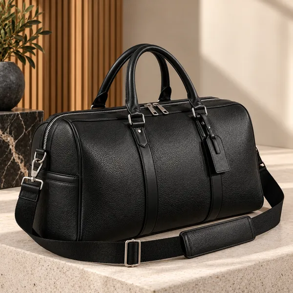 Black_Textured_Travel_Duffel_Bag_for_Men