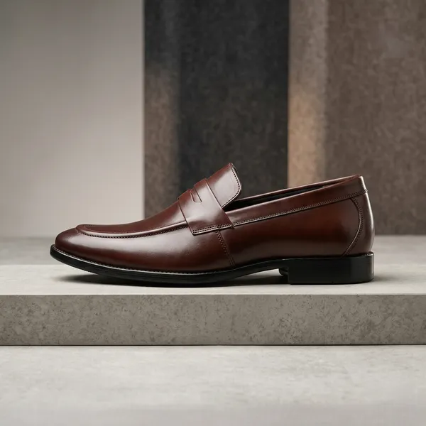 Brown_Leather_Look_Formal_Loafers_for_Men