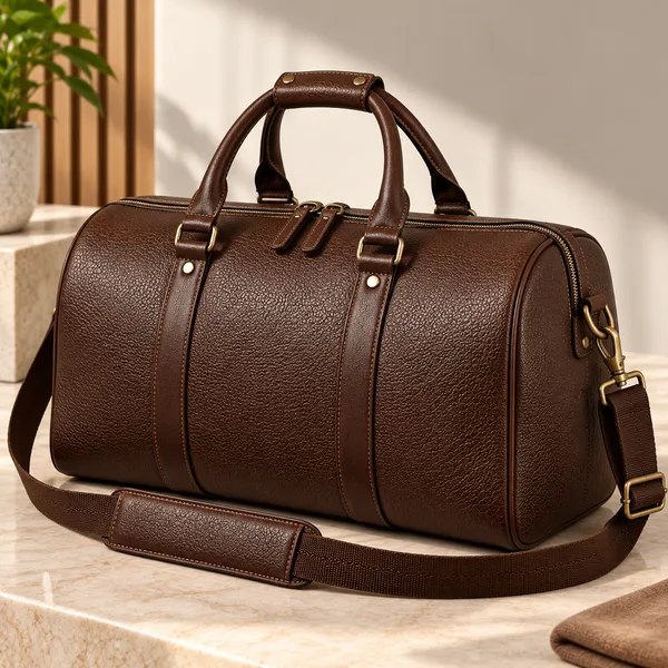 Brown_Textured_Travel_Duffel_Bag_for_Men