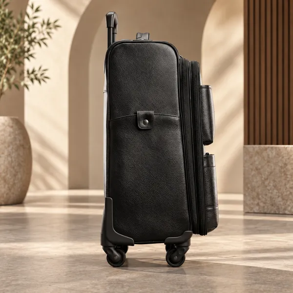 Black_Textured_Trolley_Suitcase_for_Travellers