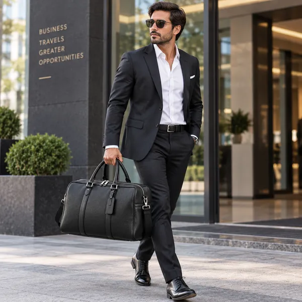 Black_Textured_Travel_Duffel_Bag_for_Men