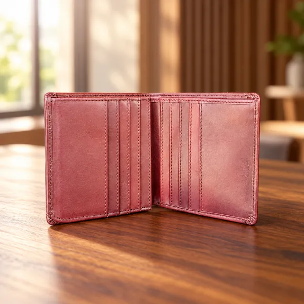 Brown_Snake-Pattern_Over-Flap_Card_Holder_Wallet_For_Men