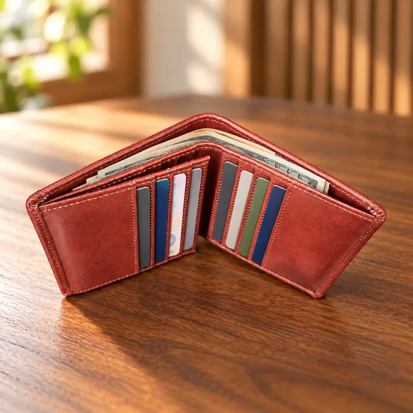 Brown_Snake-Pattern_Over-Flap_Card_Holder_Wallet_For_Men