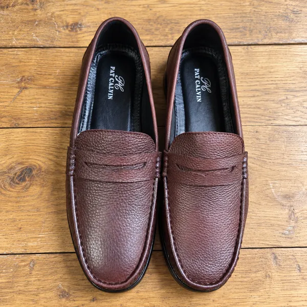 Burgundy_Leather_Penny_Slip-On_Loafers_For_Men