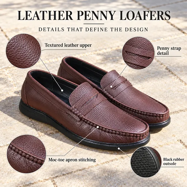 Burgundy_Leather_Penny_Slip-On_Loafers_For_Men