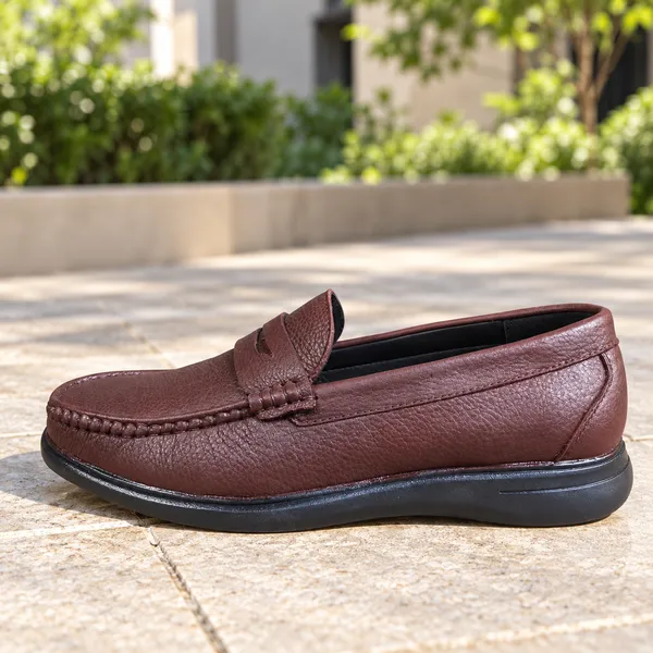 Burgundy_Leather_Penny_Slip-On_Loafers_For_Men