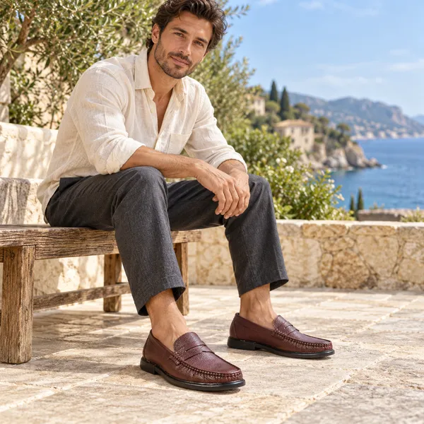 Burgundy_Leather_Penny_Slip-On_Loafers_For_Men