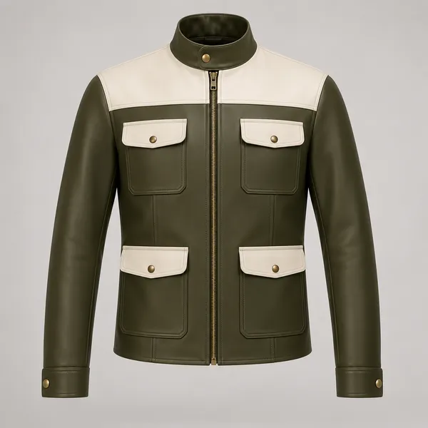 Olive_Prestige_Two-Colour_Nappa_Leather_Jacket_For_Men