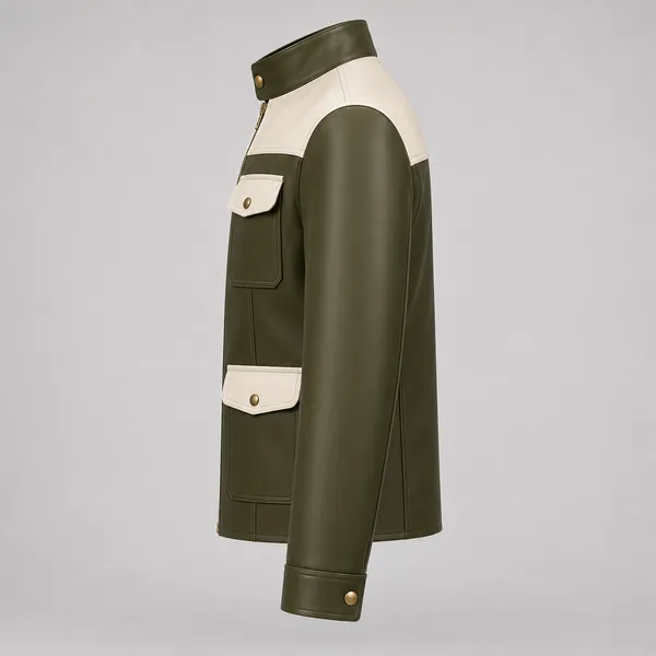 Olive_Prestige_Two-Colour_Nappa_Leather_Jacket_For_Men