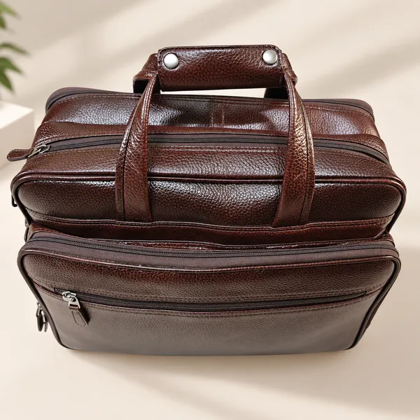 Brown_Textured_Briefcase_for_Professionals