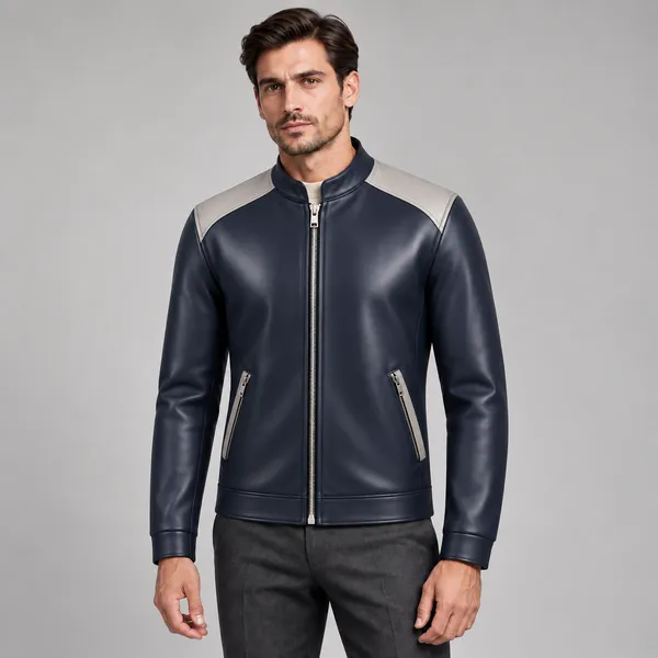 Navy_Signature_Two-Colour_Nappa_Leather_Jacket_For_Men